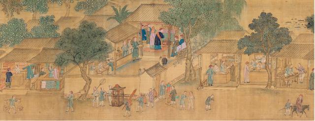 两幅风俗长卷讲述中国古代百姓生活，芝加哥艺术博物馆联手苏宁艺术馆合作展览