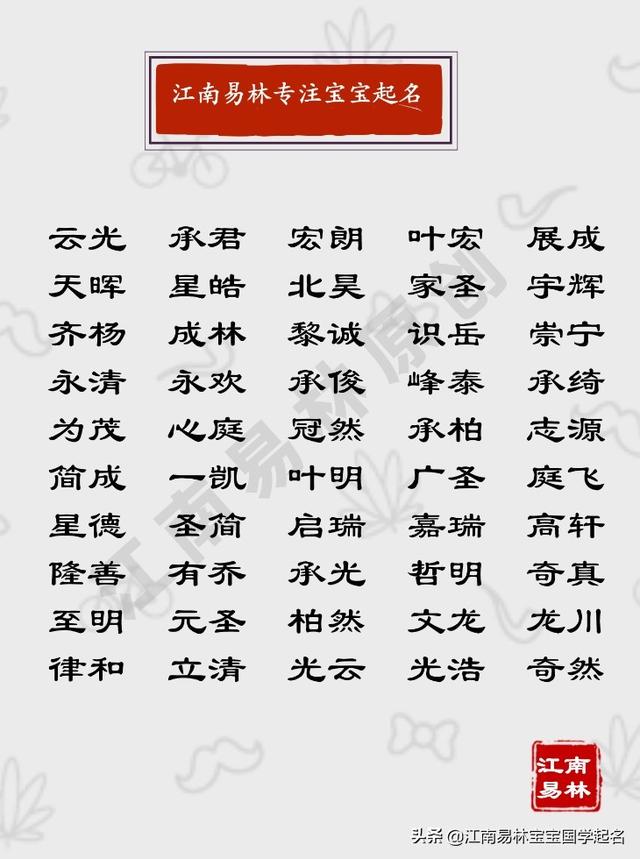 楚辞周易中男孩取名字寓意好的字