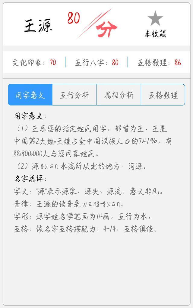 女孩名字八字测试打分测试打分